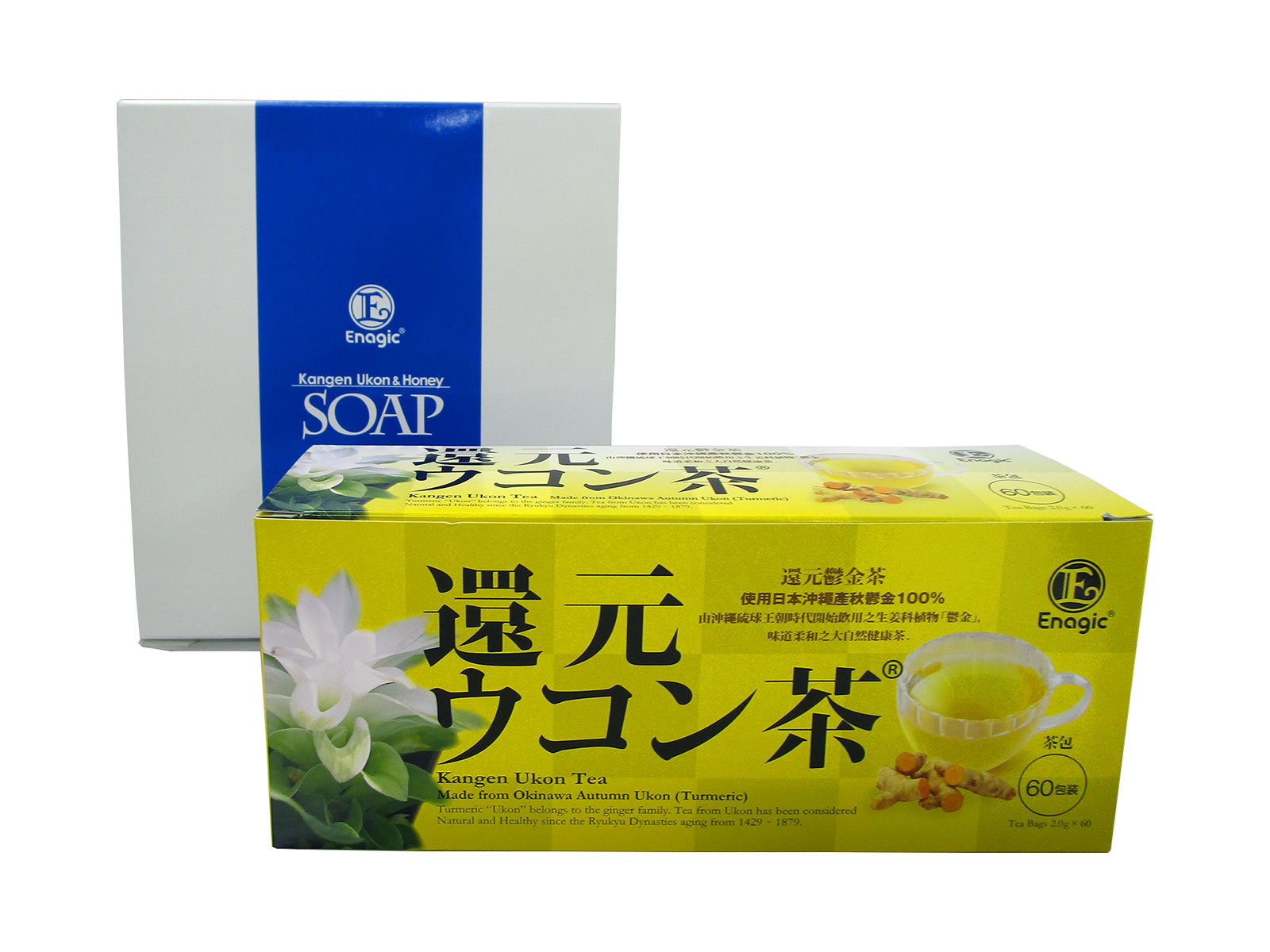 Tea + Soap (Tea 5 pcs + Soap 16 pcs)